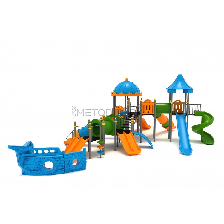 colorful second hand playground equipment for