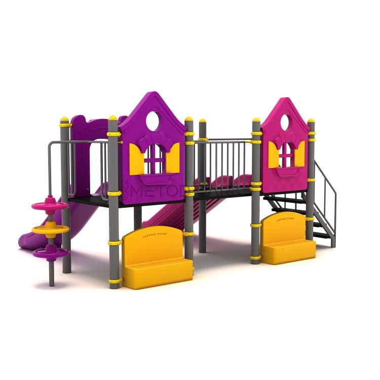 colorful second hand playground equipment for