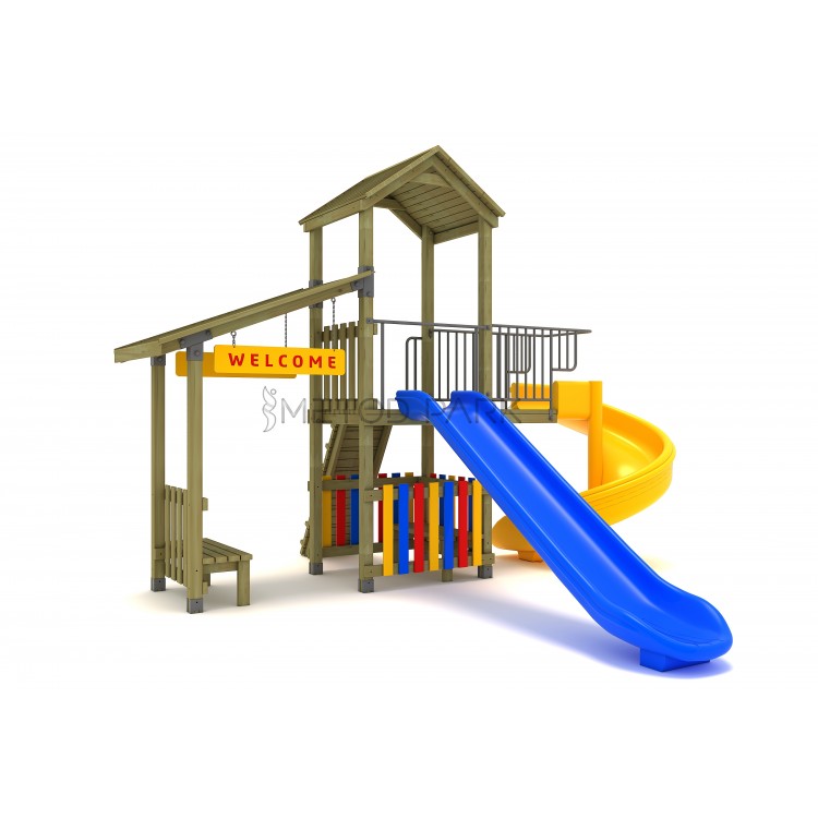 wooden play structures