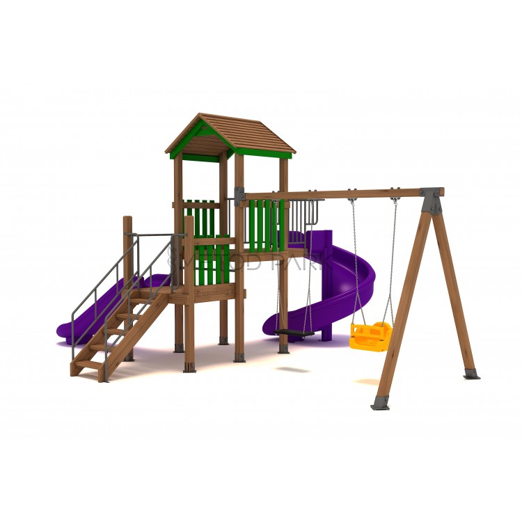 commercial wooden playground equipment