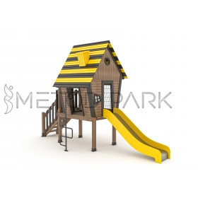 71A House Themed Wooden Playground