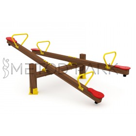 168 OE  Wooden Seesaw