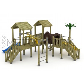 22 A Standard Wooden Playground