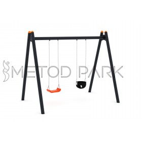 28 OE Metal Adult and Baby Swing