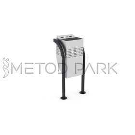 40 K Stainless Litter Bin