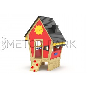 42 A House Themed Wooden Playground