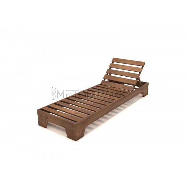 52 PB Wooden Sun Lounger