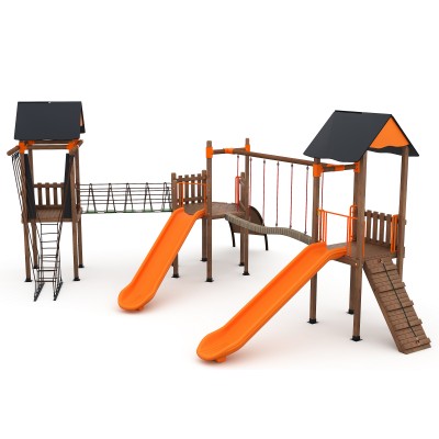 59 A Standard Wooden Playground