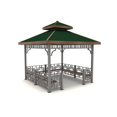 61 K Metal Square Gazebo