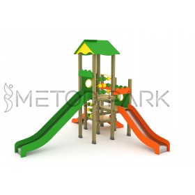 68 A Standard Wooden Playground