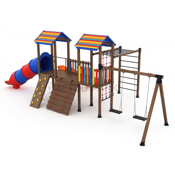 69 A Standard Wooden Playground