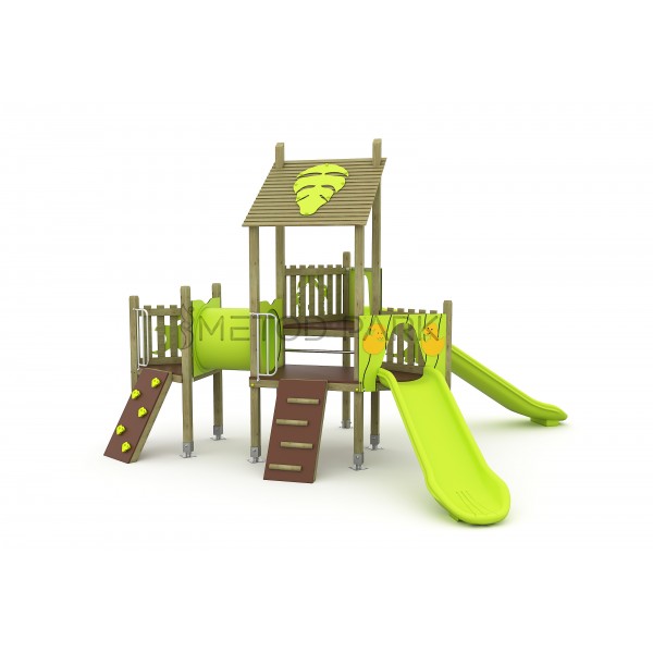 82 A Standard Wooden Playground