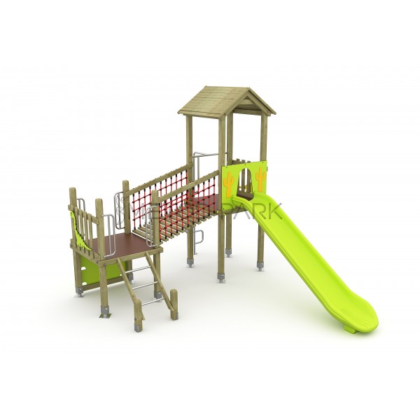 83 A Standard Wooden Playground