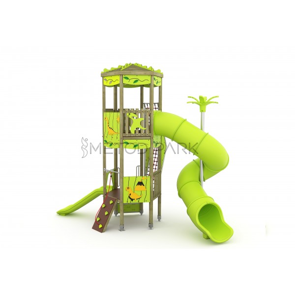 84 A Standard Wooden Playground